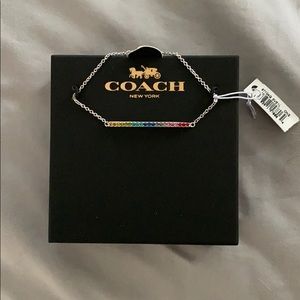 COACH Bar Pave Bracelet